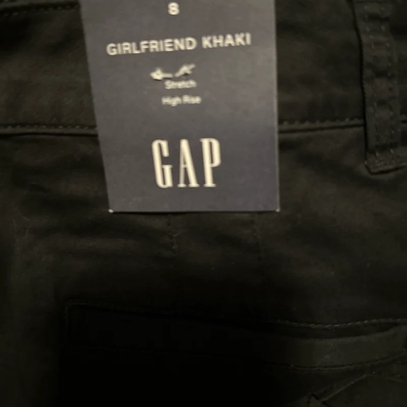 GAP Women's Girlfriend Khaki size 8 Color Black - Picture 3 of 8